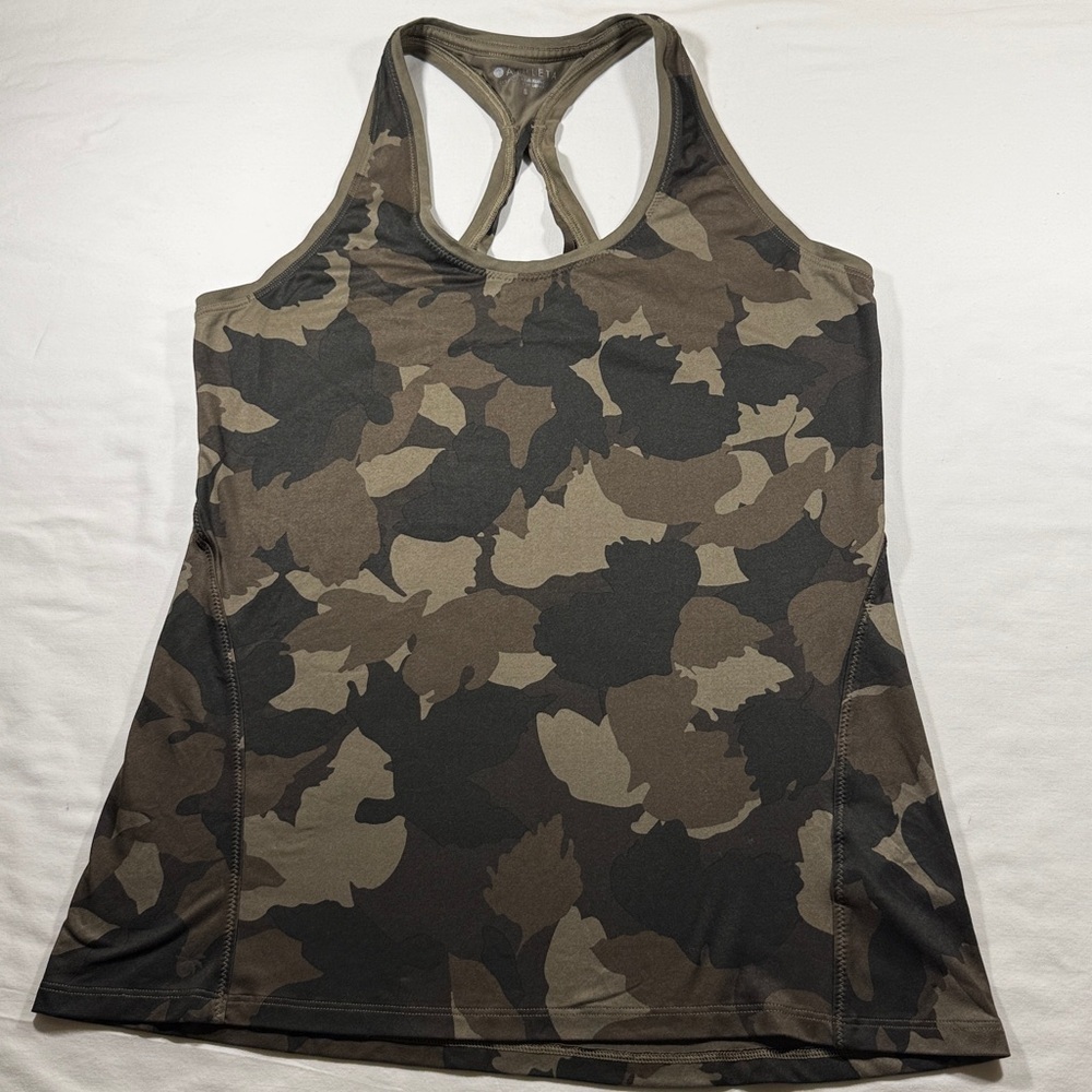 Athleta Camouflage Racerback Tank Top
